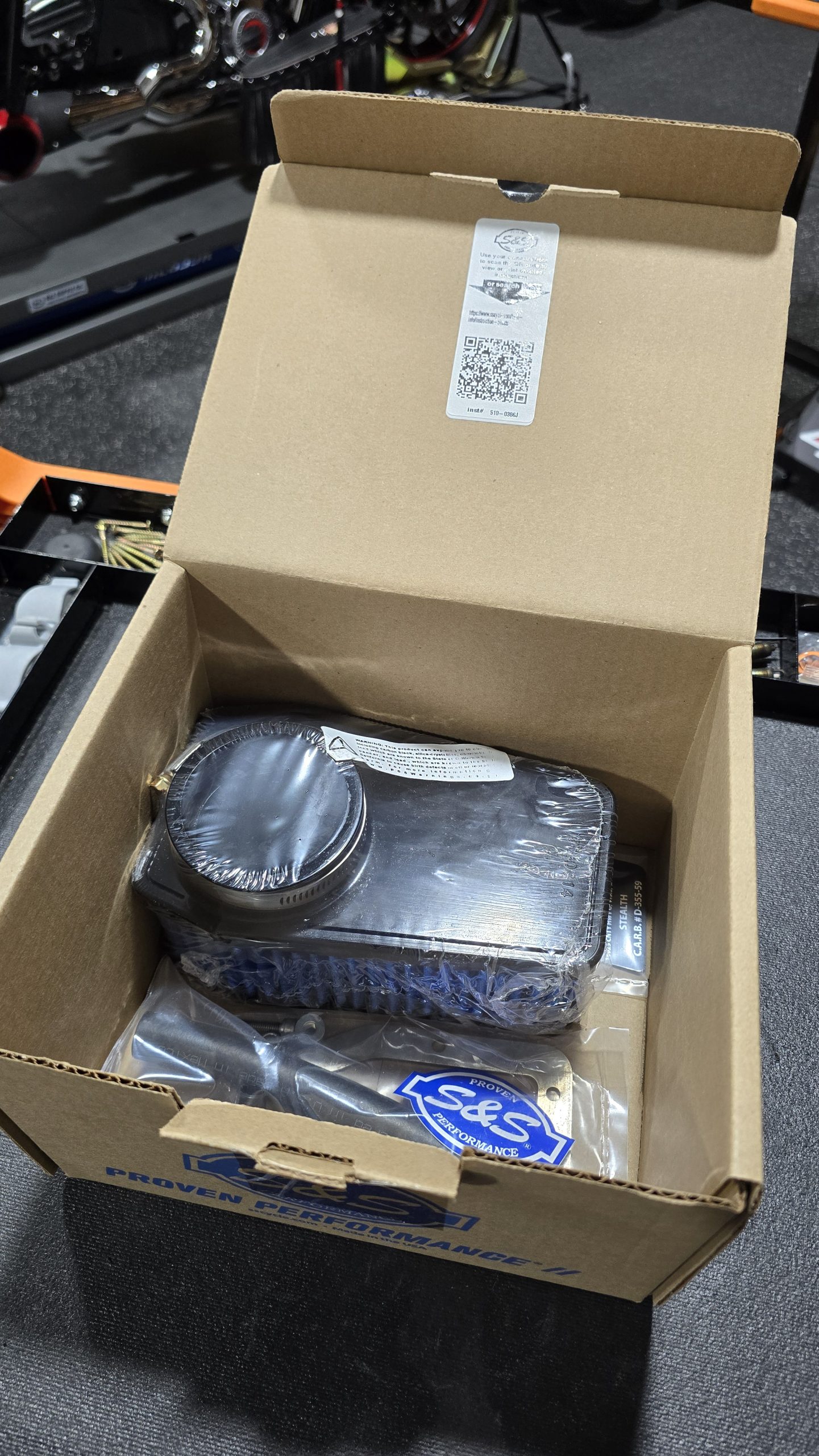 S&S Stealth Air Cleaner Kit for Indian Scout - Image 2