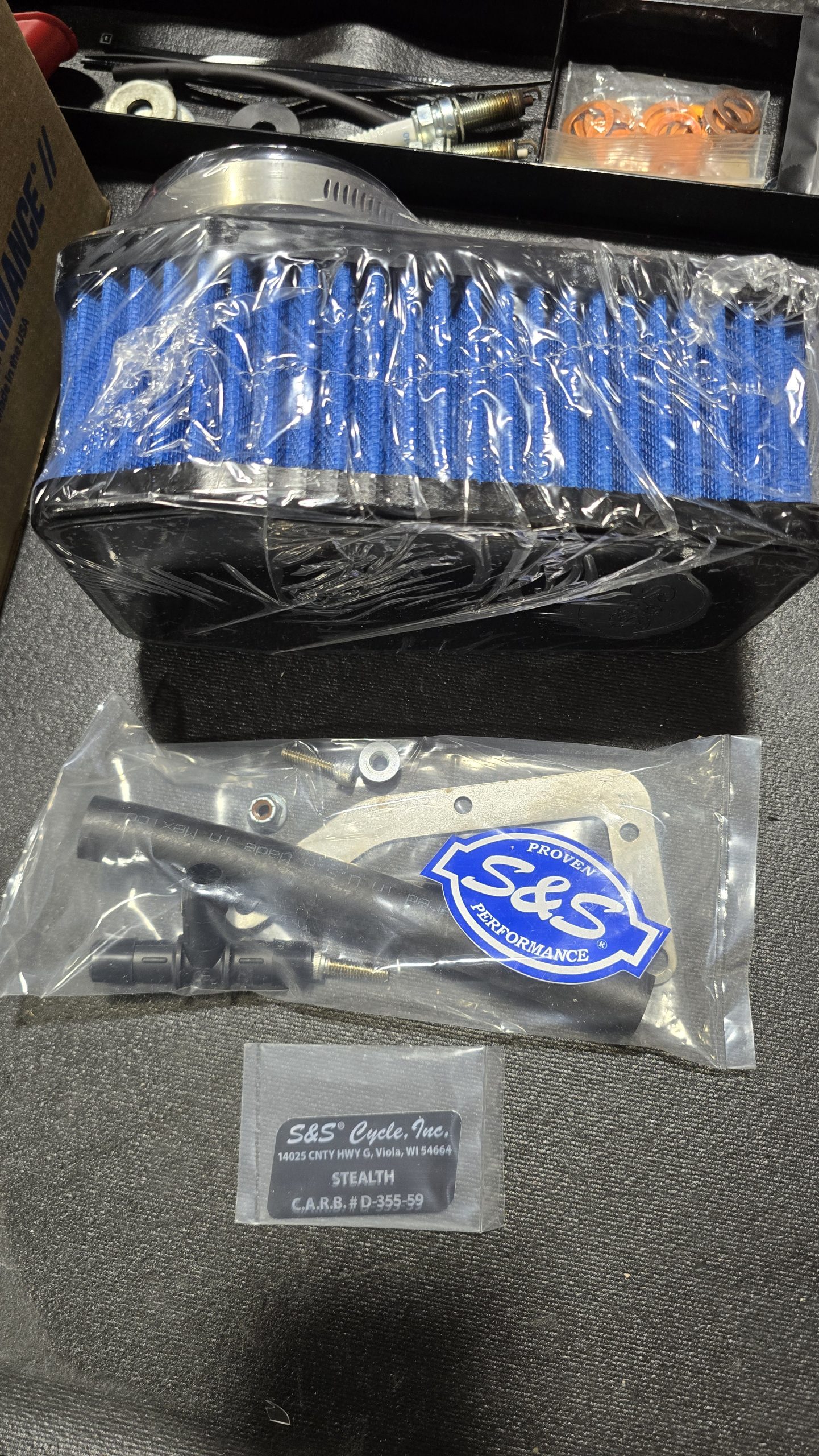 S&S Stealth Air Cleaner Kit for Indian Scout - Image 3