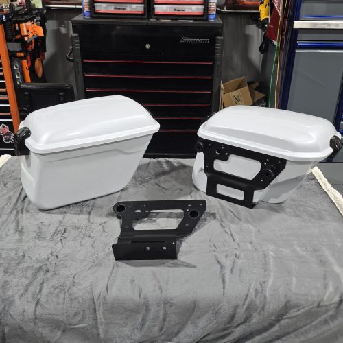 Torqued Saddlebag Mounts for 2025 Scout (Retrofit for Indian Chief Ridged Locking Saddlebags)